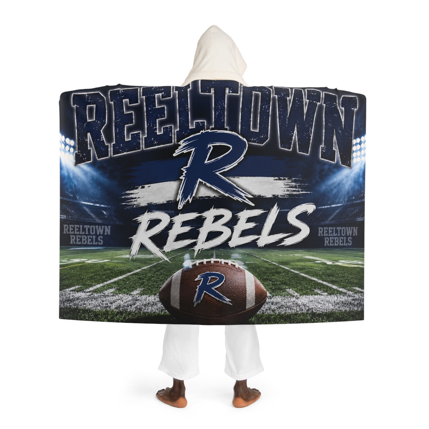 Hooded Sherpa Fleece Blanket