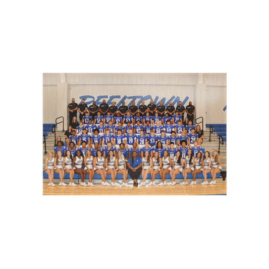 Outdoor Rug — Custom Team Photo Outdoor Rug (Personalized School Sports & Cheer Group)