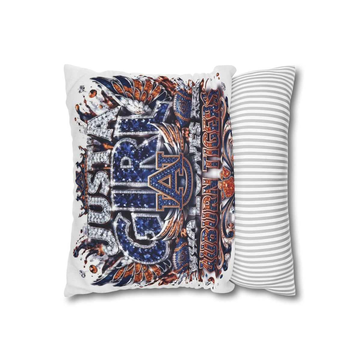Spun Polyester Square Pillowcase