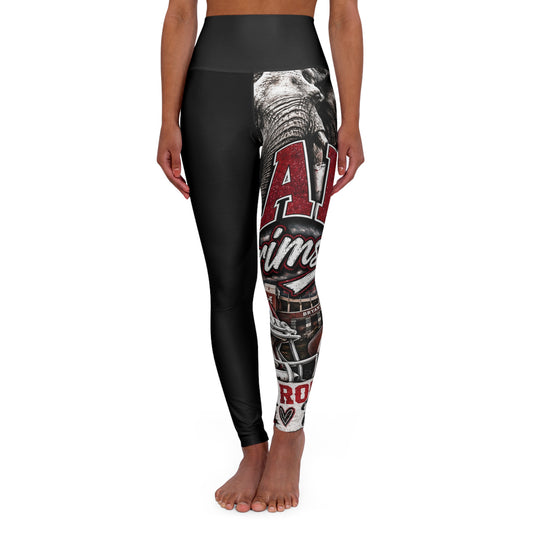 High Waisted Yoga Leggings (AOP)