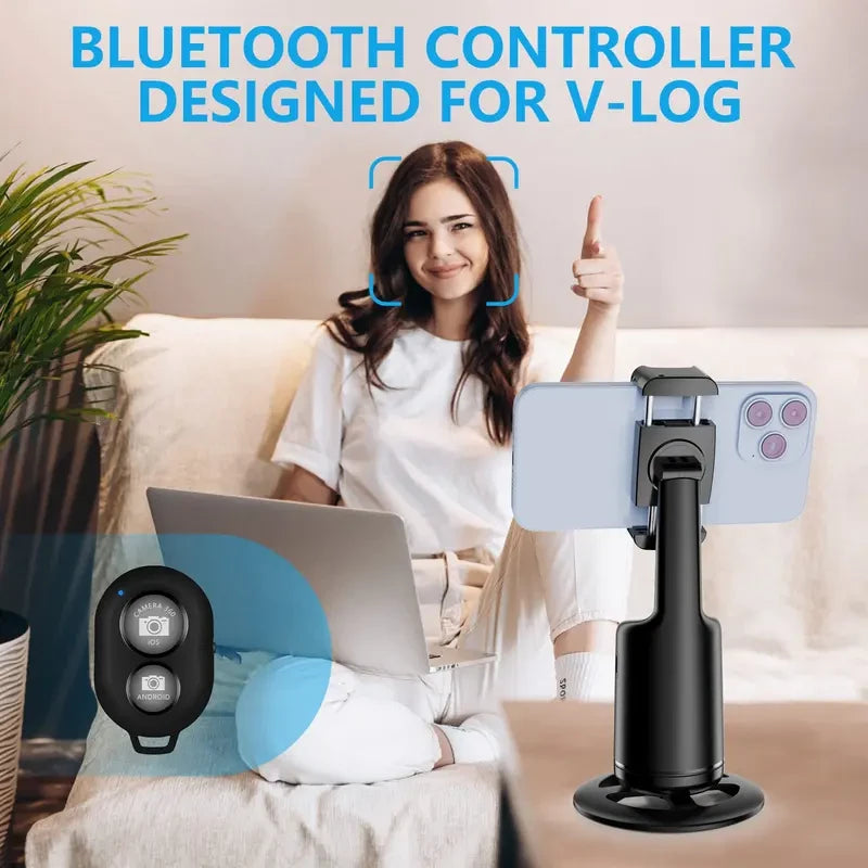 Automatic Face Tracking Phone Holder Tripod