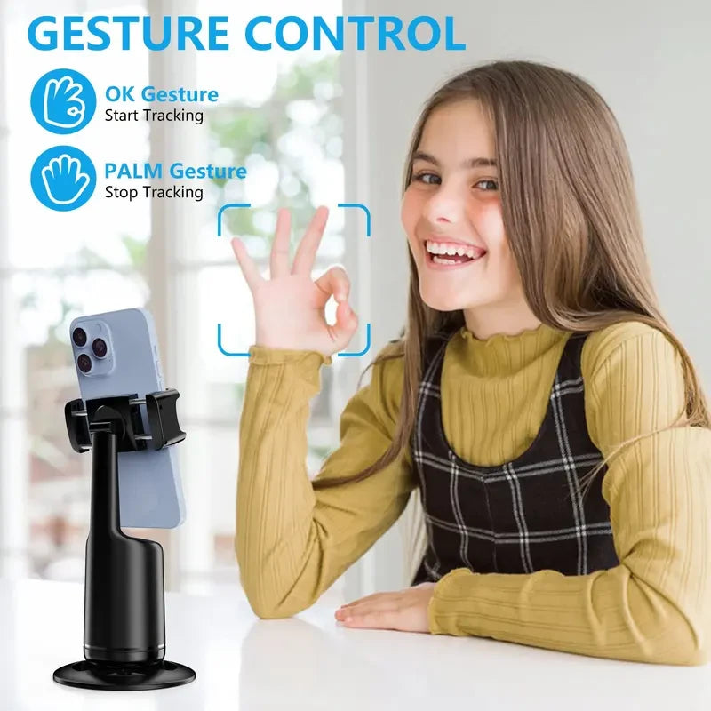Automatic Face Tracking Phone Holder Tripod