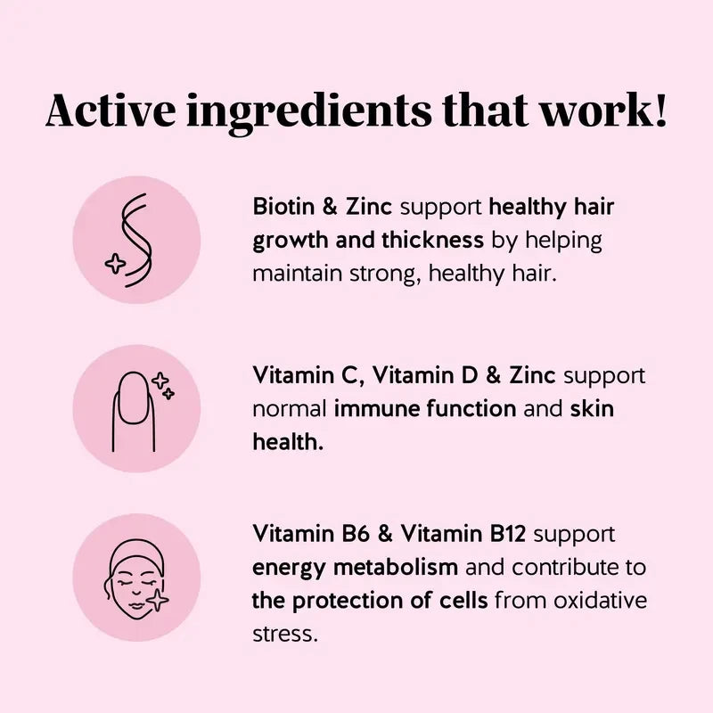 Bears with Benefits Biotin Hair Growth Supplement