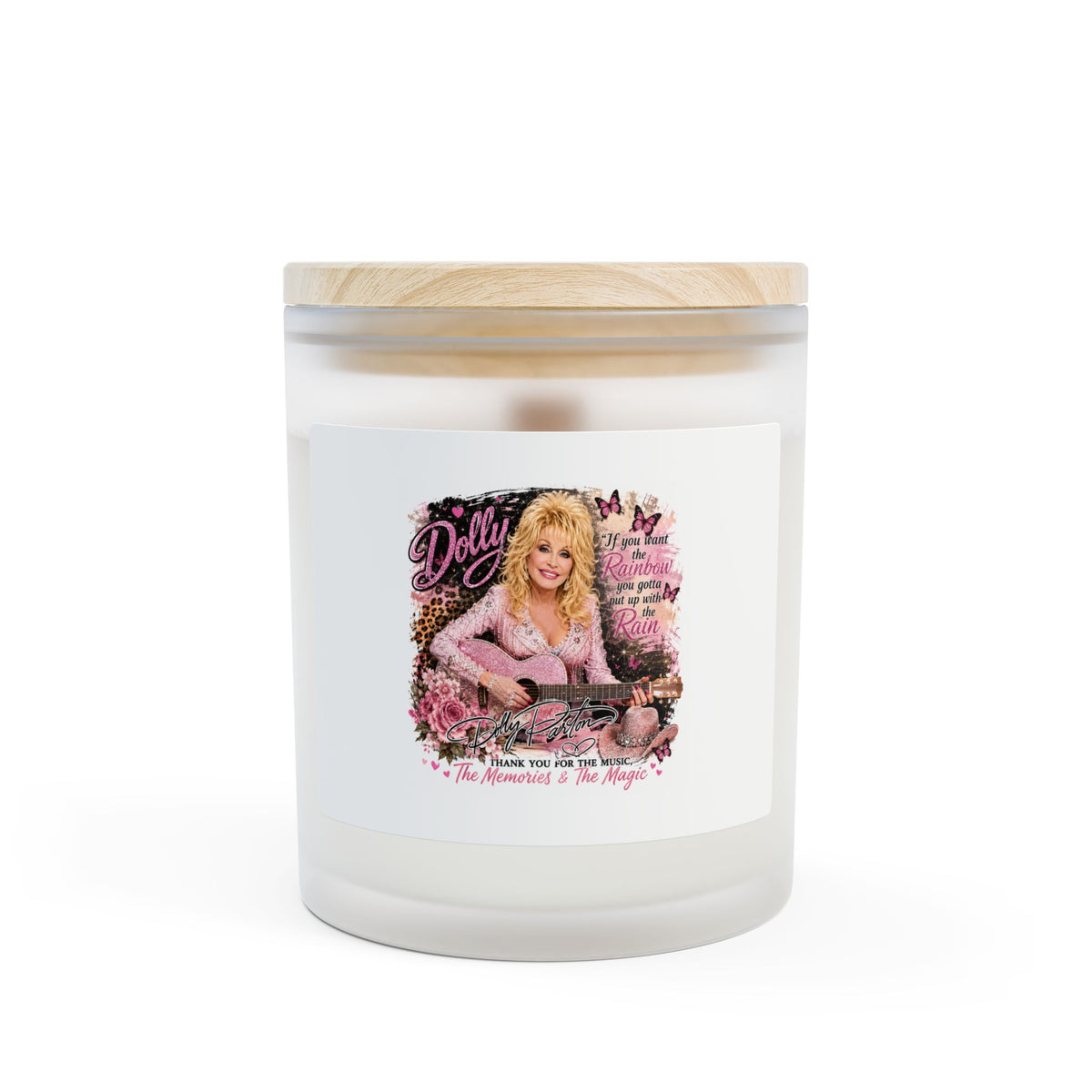 Frosted Glass Candle, 11oz