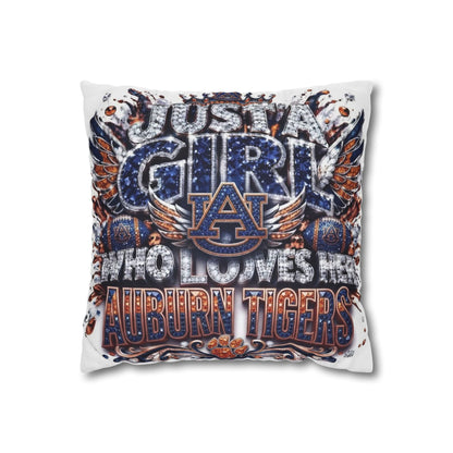 Spun Polyester Square Pillowcase