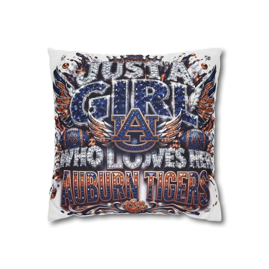 Spun Polyester Square Pillowcase