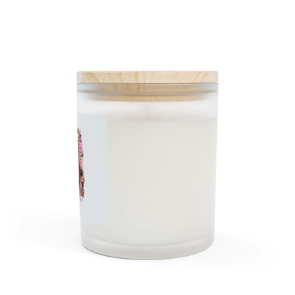 Frosted Glass Candle, 11oz