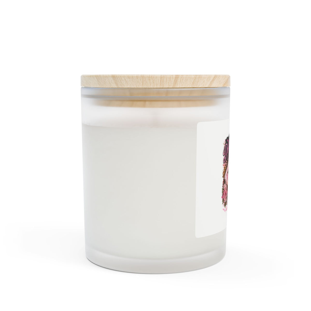 Frosted Glass Candle, 11oz